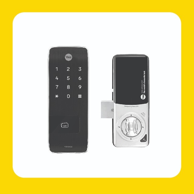 Yale 耶魯YDR-343A 電子輔助鎖附基本安裝-細節圖3