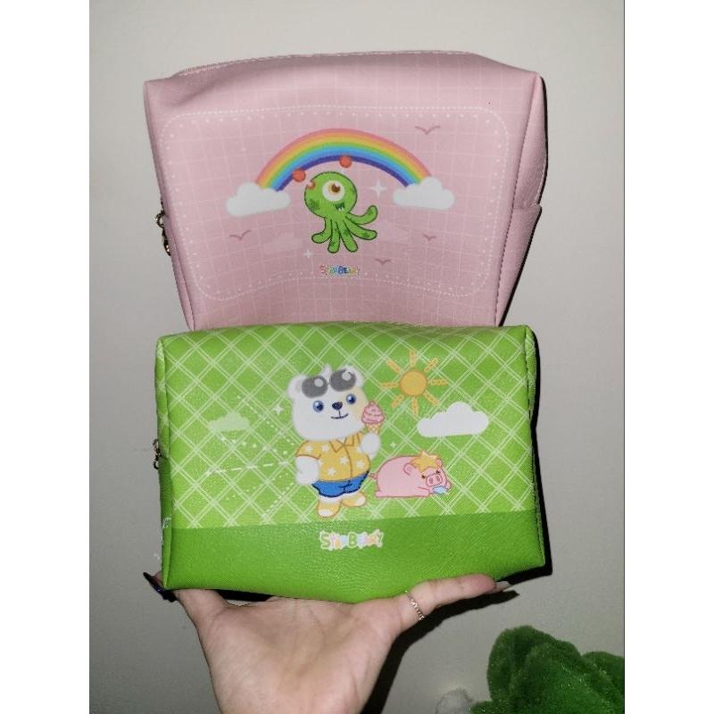 熊嗨星 大容量造型收納包 化妝包 多樣花色 可愛拉鍊-細節圖3