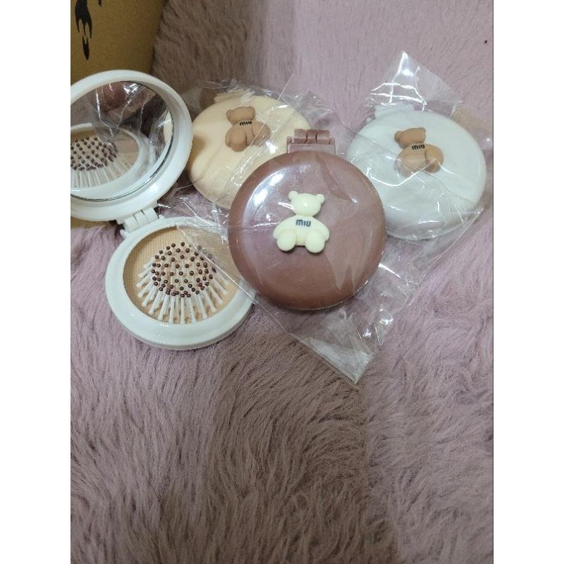 韓國最新流行 隨身折疊氣墊鏡梳 收納方便-細節圖2