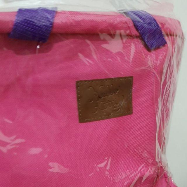 三麗鷗 kitty粉桃喜 雙口袋後背包-細節圖2