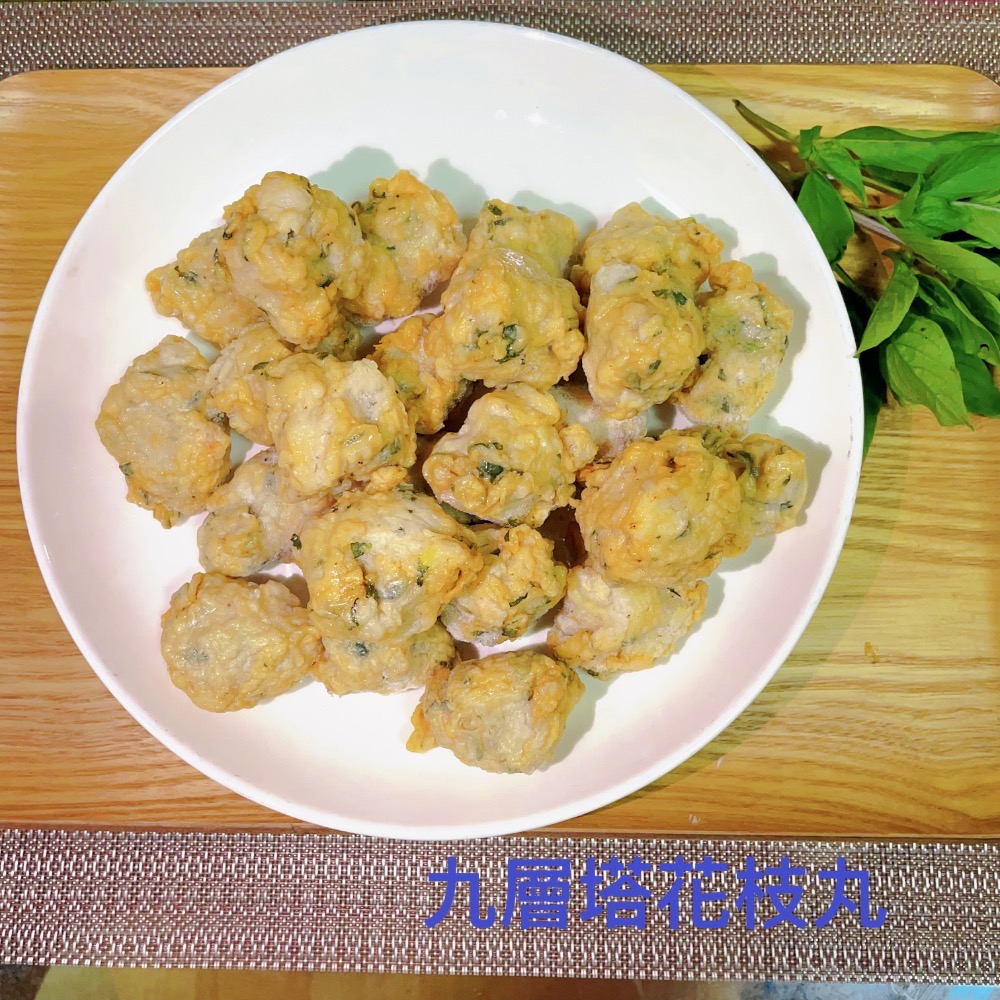 九層塔花枝丸-規格圖1