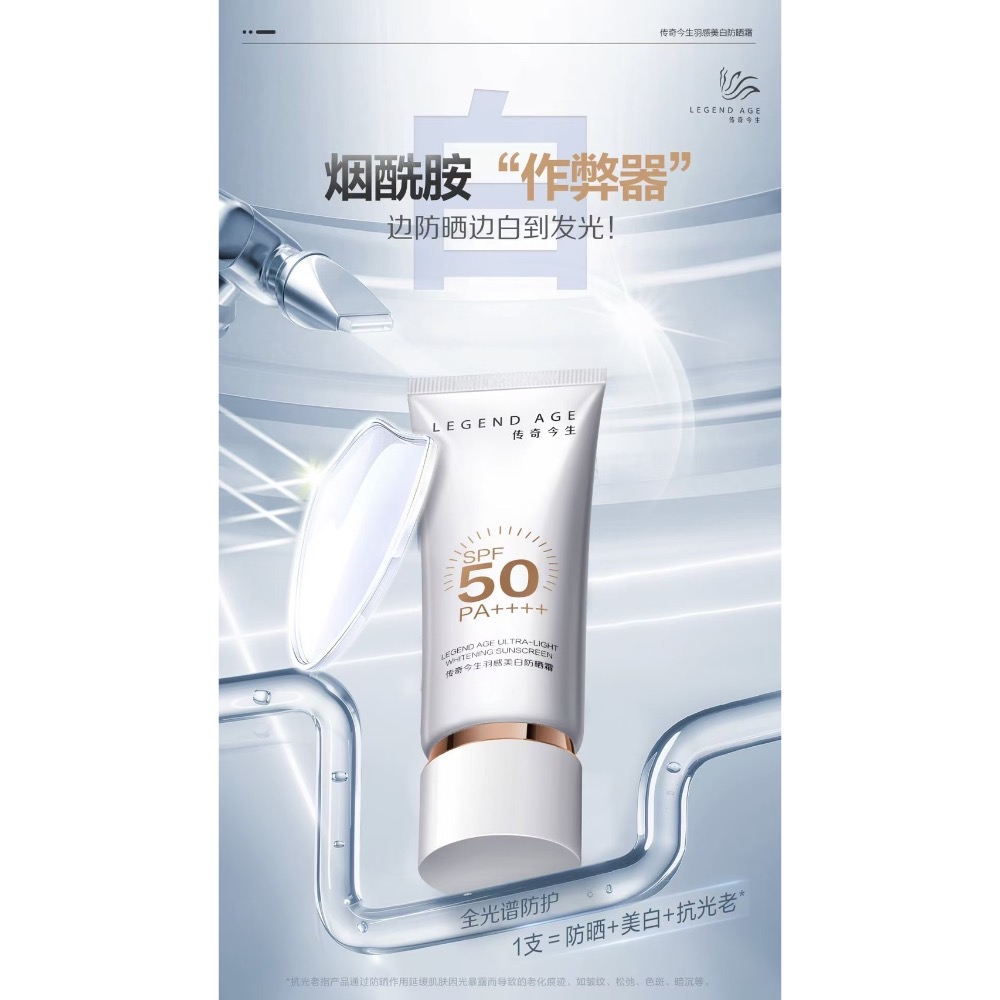 全新升級版羽感防曬霜（SPF50PA++）-細節圖4