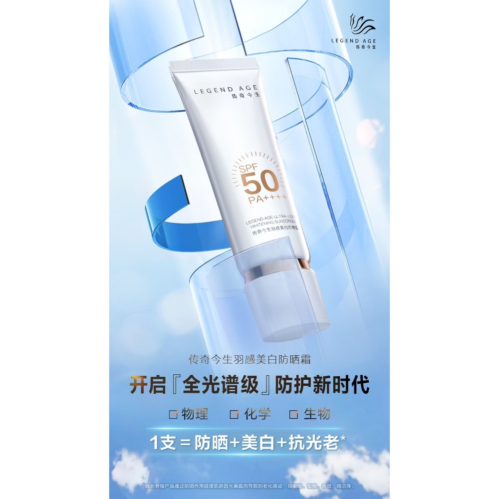 全新升級版羽感防曬霜（SPF50PA++）-細節圖5