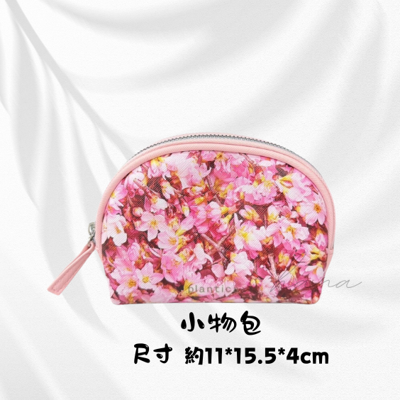 現貨 限量 🌸花漾 粉櫻包 三入組 化妝包 手拿包 小包 女生小物-細節圖4