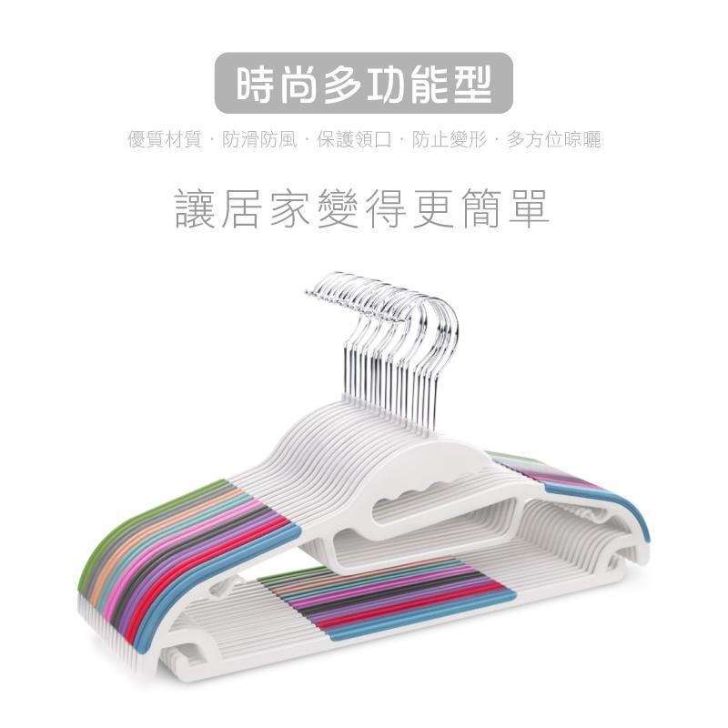 現貨【威靈頓】乾濕二用不傷領防滑衣架(10入/組簡裝版) 掛衣架/吊衣架-規格圖9