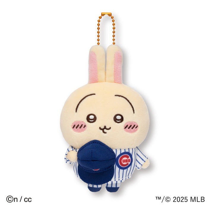 吉伊卡哇 Chiikawa MLB聯名 道奇 小熊 吊飾 娃娃-規格圖2
