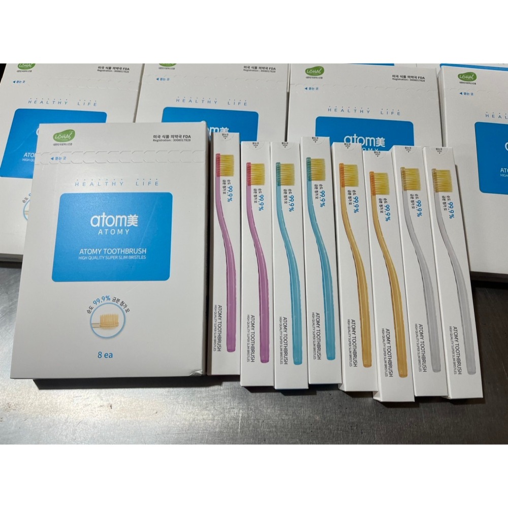 艾多美牙刷(大型刷頭) 一盒八支－－－代購韓國艾多美歡迎詢問-細節圖8