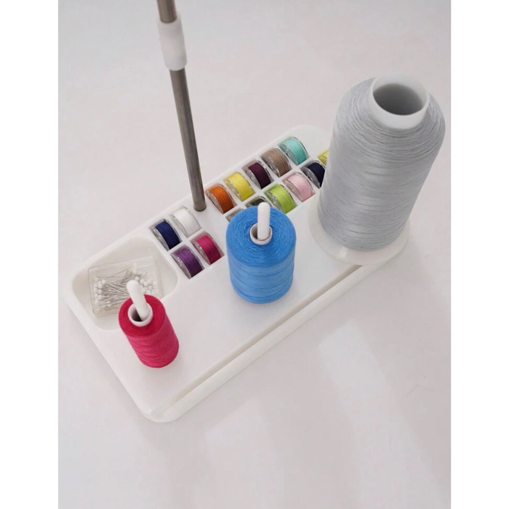 家用縫紉機線架 鎖邊機三線架 雙線架 縫紉機配件 $100 家用縫紉機多功能線架    👉顏色隨機出貨￼     產品-細節圖3