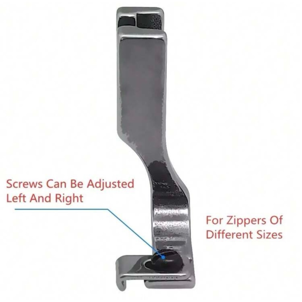 T69 可調式隱形拉鍊壓腳 單邊拉鍊壓腳 適用於工業單針縫紉機配件 $70-細節圖3