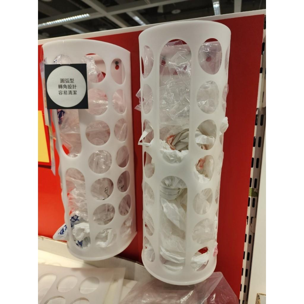 IKEA VARIERA 垃圾桶 塑膠 單一色 白色-細節圖2