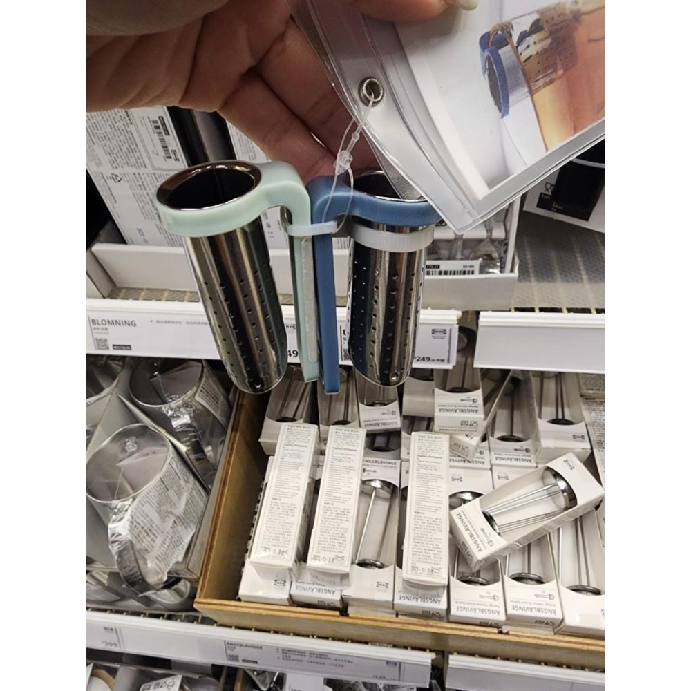 IKEA SAKKUNNIG/IDEALISK/ÄNGSBLÅVINGE 濾茶器 不鏽鋼-細節圖2