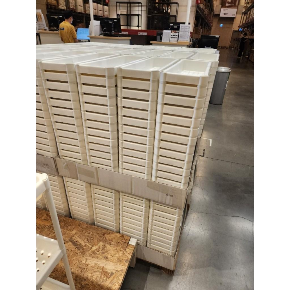 IKEA VESKEN 推車 塑膠製 2色 浴室推車 置物架-細節圖2