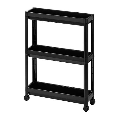 IKEA VESKEN 推車 塑膠製 2色 浴室推車 置物架-細節圖3