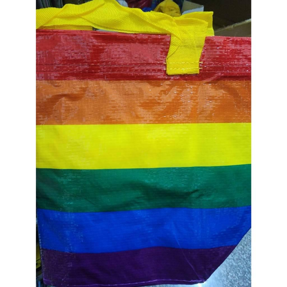 IKEA  13公升藍色購物袋 雙提把 方便攜帶 好輕巧-細節圖2