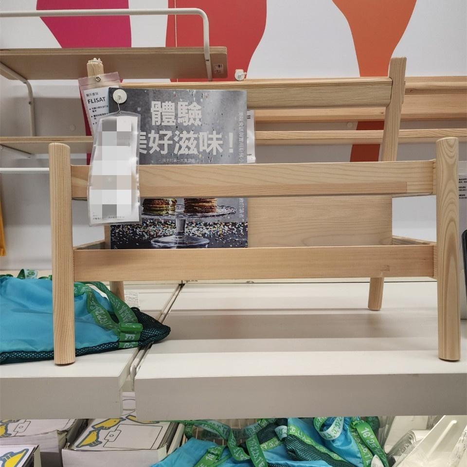 IKEA FLISAT 展示書架 書本收納架-細節圖2