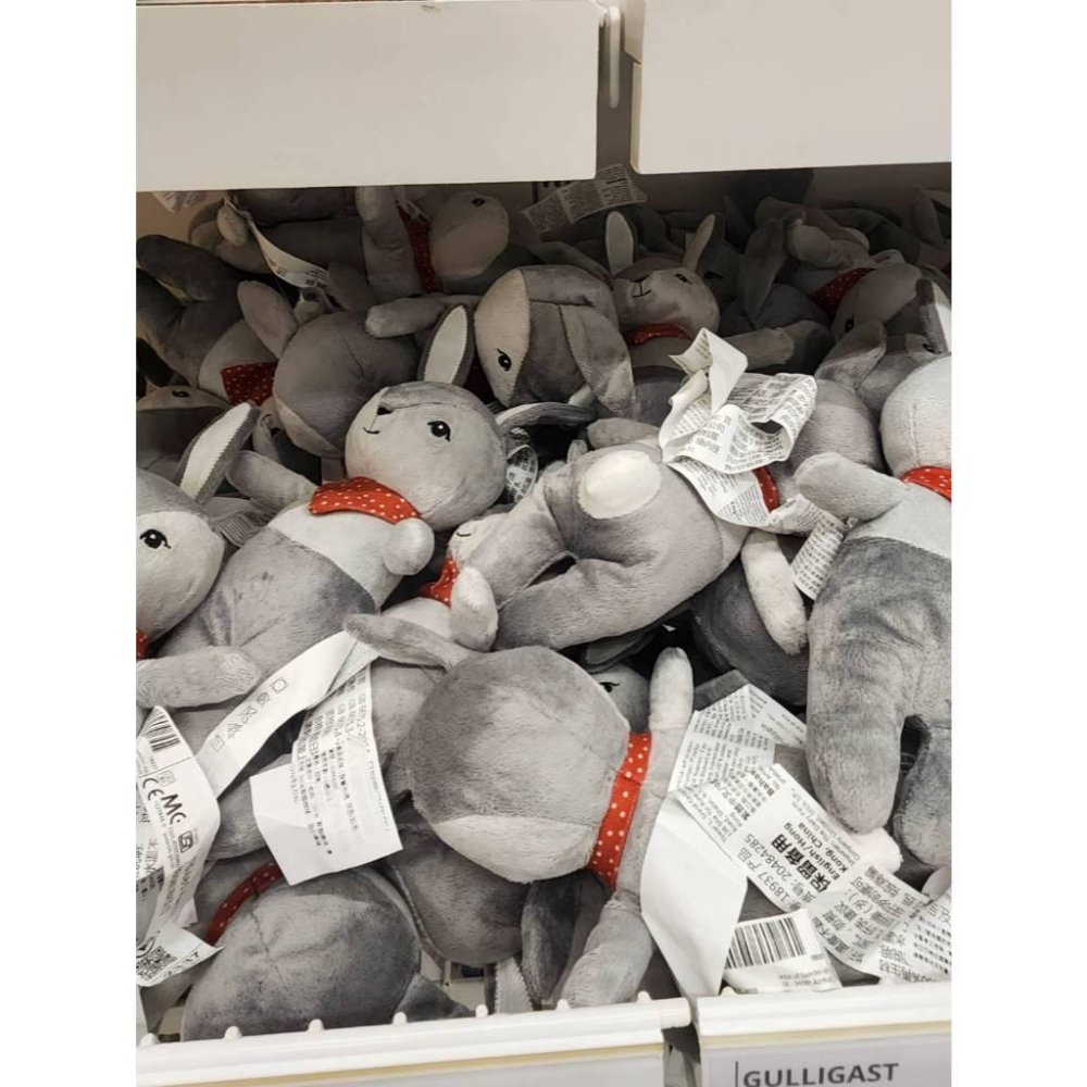 IKEA FABLER BJÖRN 填充玩具, 新款粉色／米色 玩偶-細節圖3