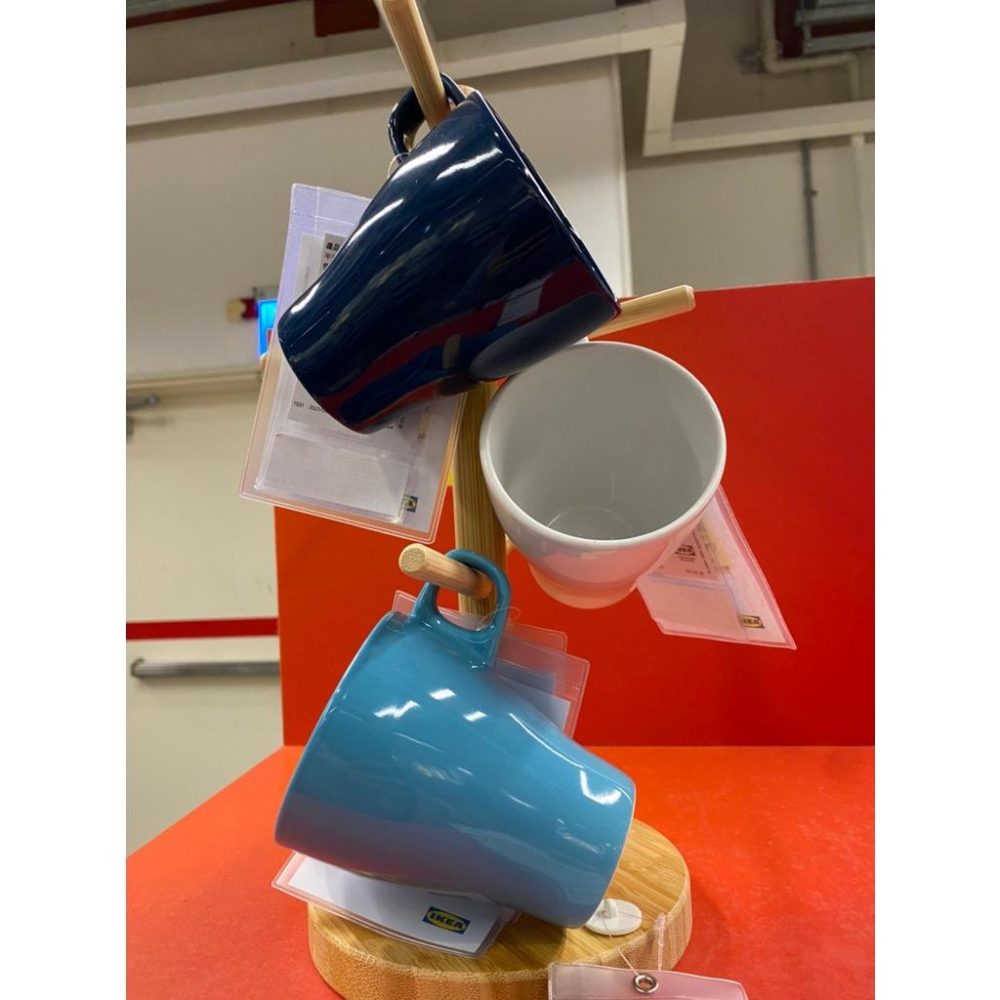 IKEA OSTBIT 竹杯架 杯子收納-細節圖3