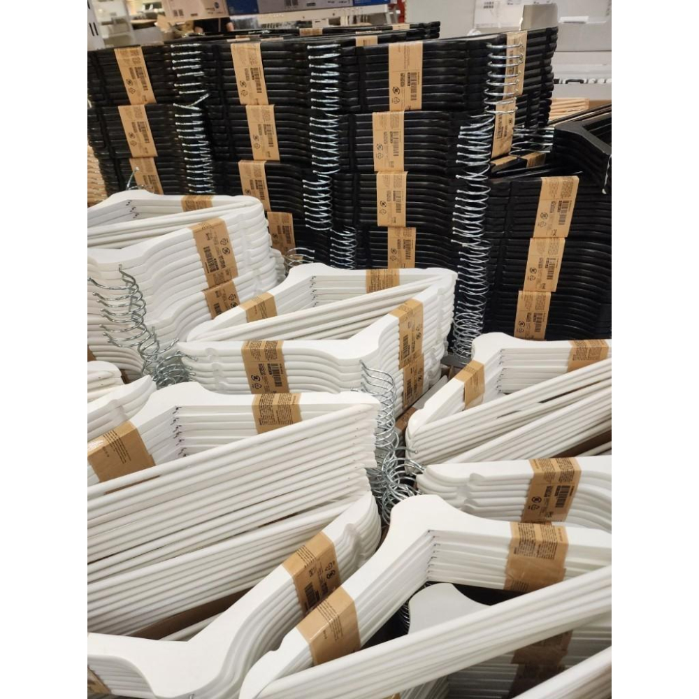 IKEA BUMERANG 木頭衣架,  43 公分 8件組 超取最多4組-細節圖3