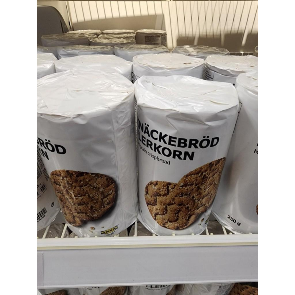 IKEA KNÄCKEBRÖD 瑞典脆餅 黑麥脆餅 多穀脆餅 健康穀物薄餅 早餐餅乾 高纖低脂 無添加點心-細節圖2