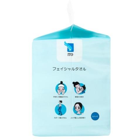 好市多 ITO抽取式洗臉巾 一次性洗臉毛巾 洗臉布66抽-細節圖2