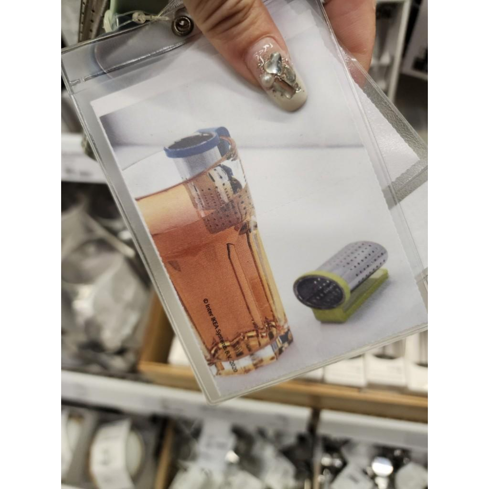 IKEA SAKKUNNIG/IDEALISK/ÄNGSBLÅVINGE 濾茶器 不鏽鋼-細節圖3