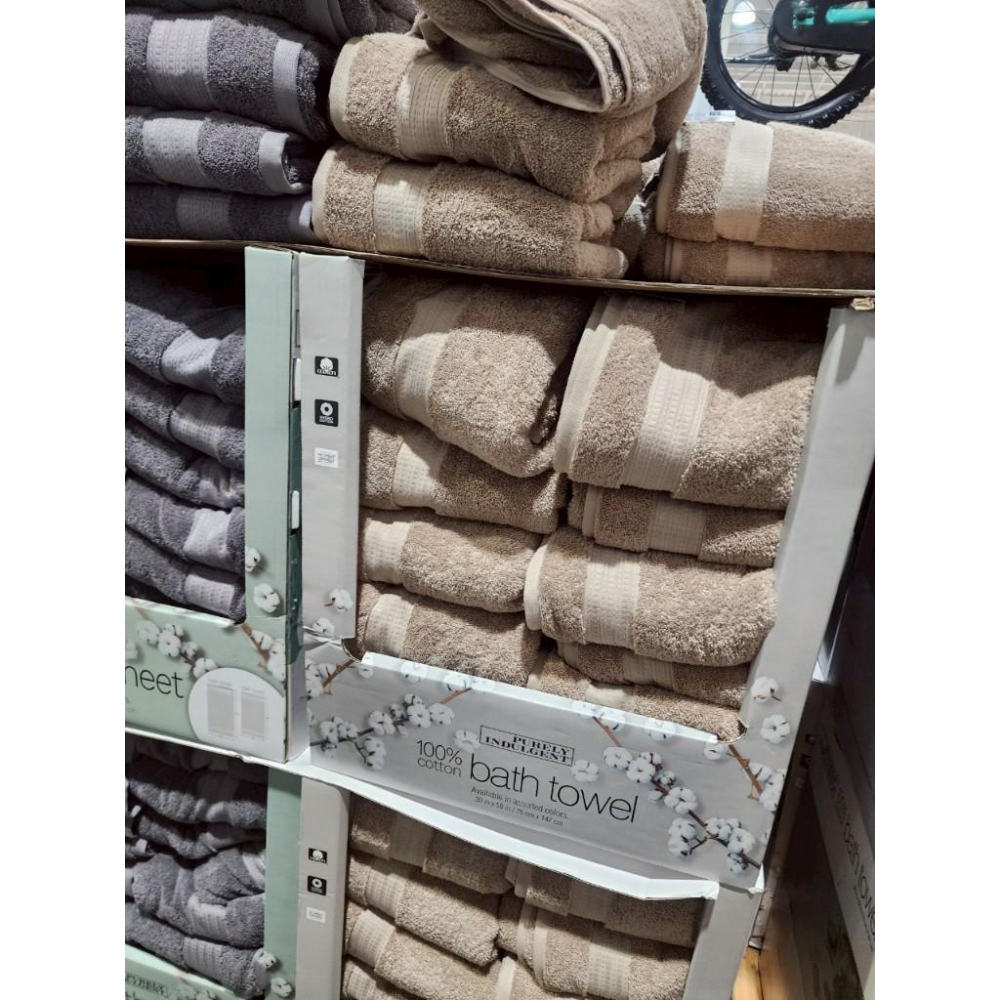好市多 Purely Indulgent 印度純棉浴巾/毛巾 大毛巾最多3條出貨-細節圖3