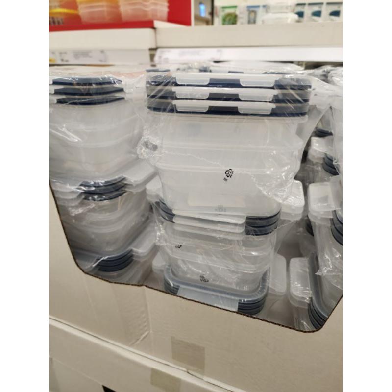 IKEA 365+ 保鮮盒 塑膠3件組 方形/長方形-細節圖2