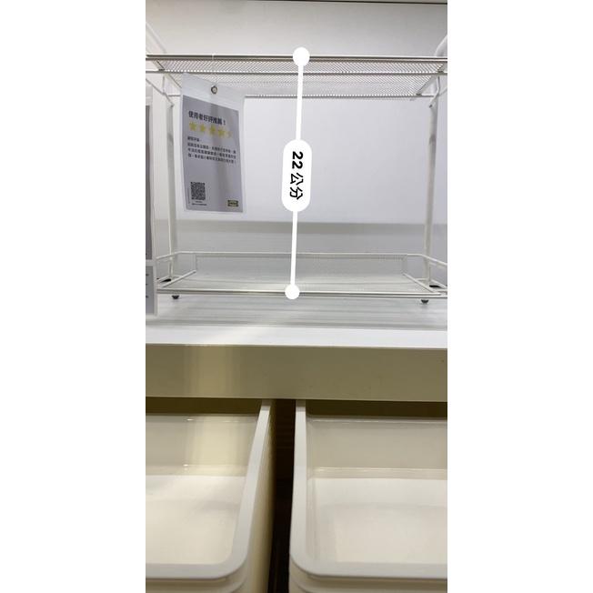 IKEA TEVALEN 收納櫃 收納架 層架 2層架-細節圖2
