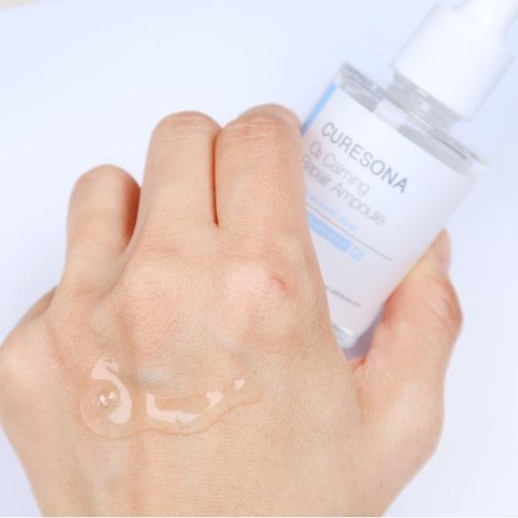 韓國大創  CURESONA O2 舒緩修護安瓶 40ml｜積雪草 保濕修復｜敏感肌 安瓶-細節圖2