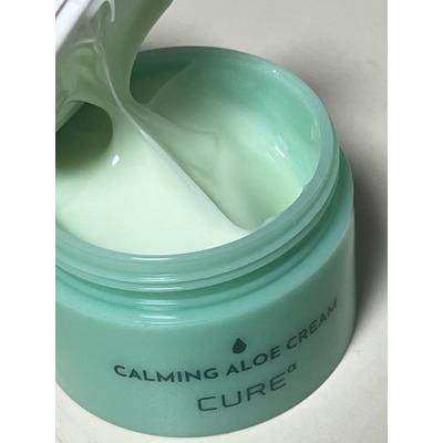 韓國大創 Cure Alpha Calming 蘆薈鎮靜霜 50g｜舒緩保濕・敏弱肌救星・修護穩定膚況-細節圖2