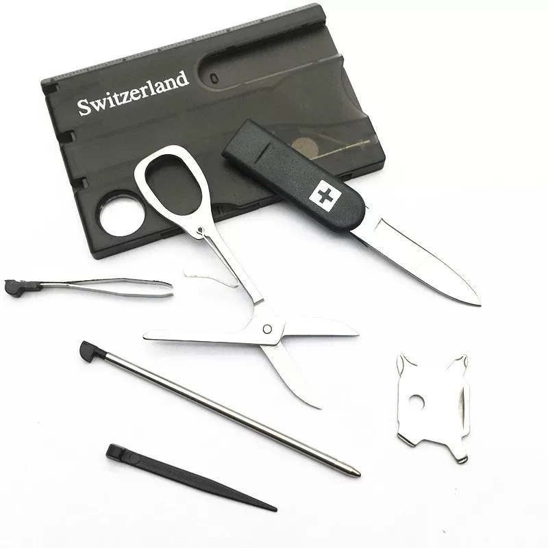 瑞士多功能軍刀卡｜隨身工具卡 迷你卡式軍刀 旅行 露營 救急必備-細節圖2