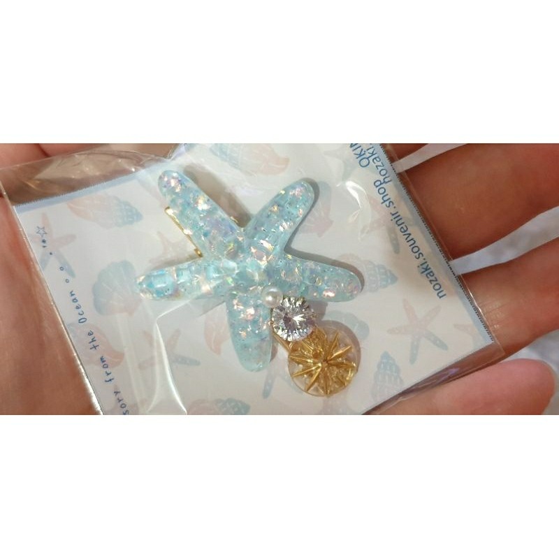 手邊現貨出清-沖繩帶回✈海星髮夾-細節圖2