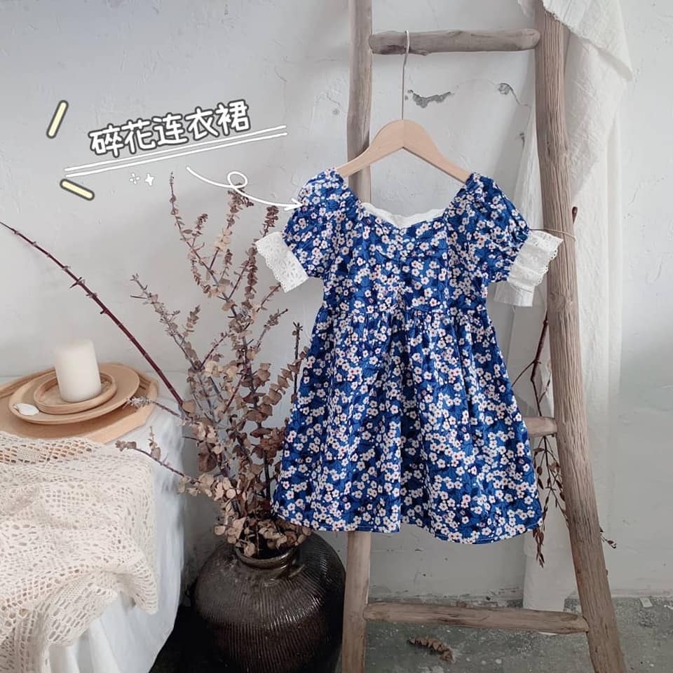 手邊現貨出清-碎花洋裝-細節圖2