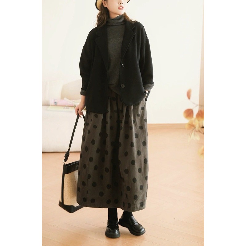 ⭕下單前請先聊聊有無庫存⭕韓系復古空氣棉西裝外套-細節圖4