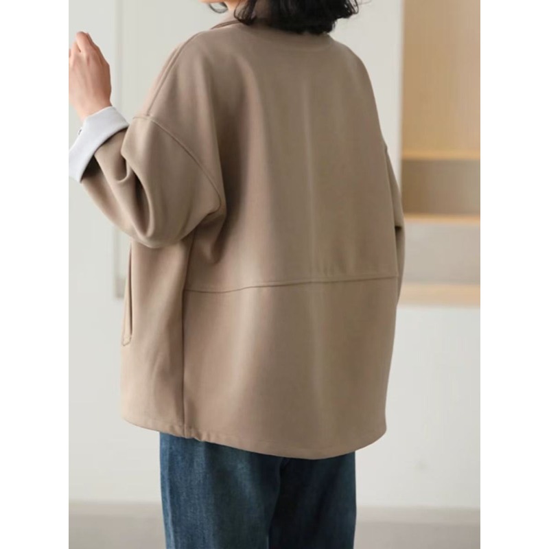 ⭕下單前請先聊聊有無庫存⭕韓系復古空氣棉西裝外套-細節圖6