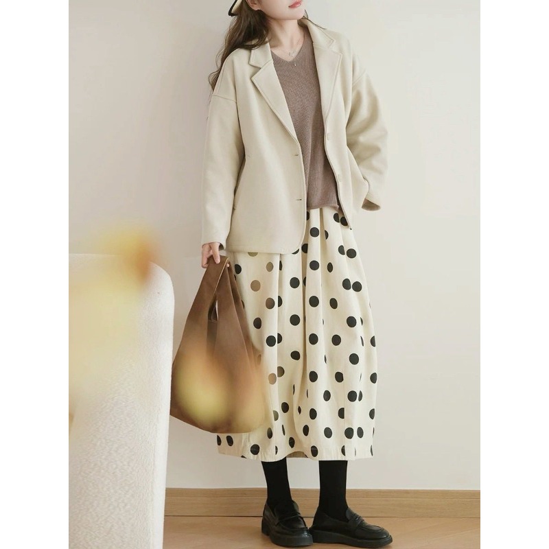 ⭕下單前請先聊聊有無庫存⭕韓系復古空氣棉西裝外套-細節圖7