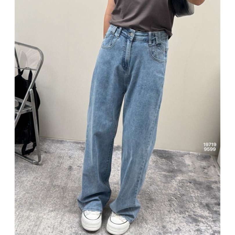 ⭕下單前請先聊聊有無庫存⭕冰貝涼感直筒寬褲-細節圖5