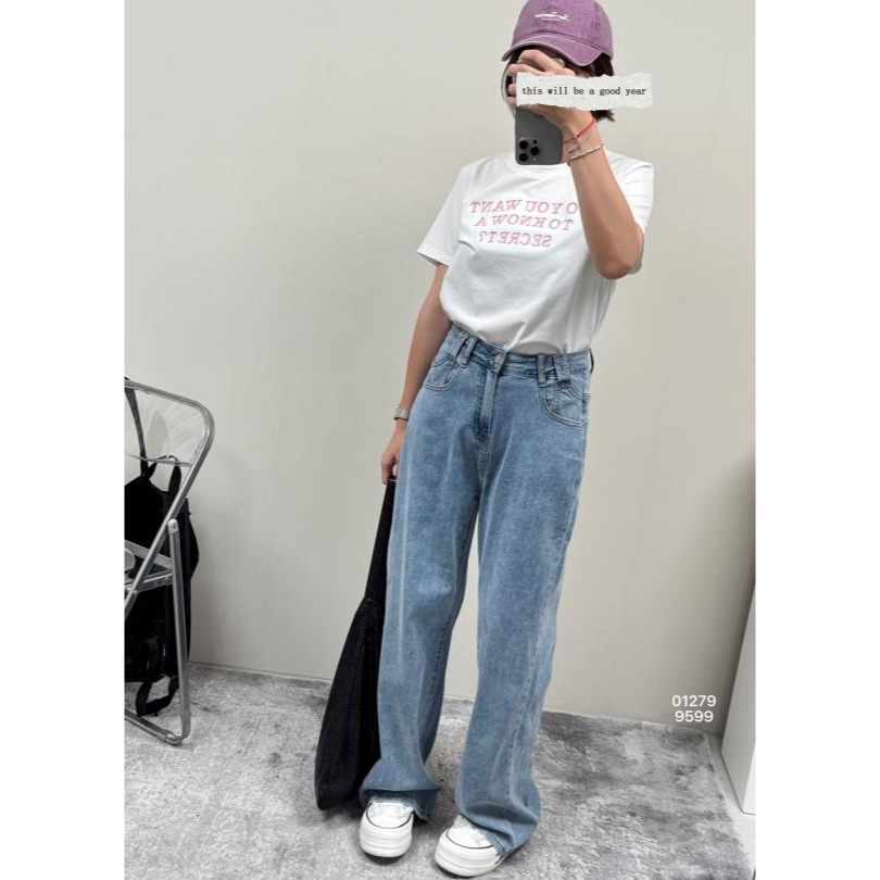 ⭕下單前請先聊聊有無庫存⭕冰貝涼感直筒寬褲-細節圖6