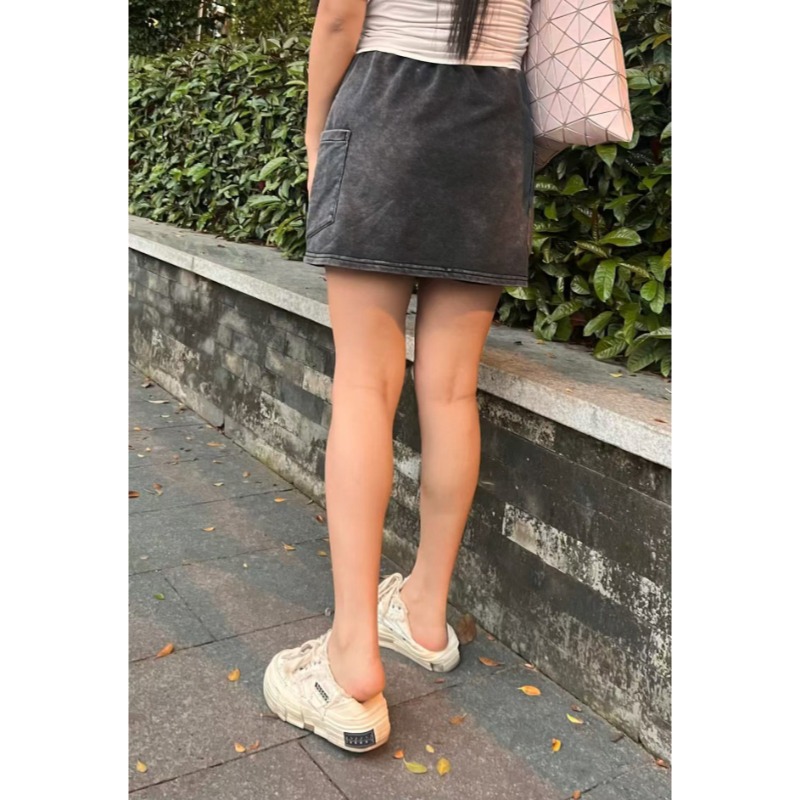 ⭕下單前請先聊聊有無庫存⭕韓系少女甜美大口袋短裙-細節圖7