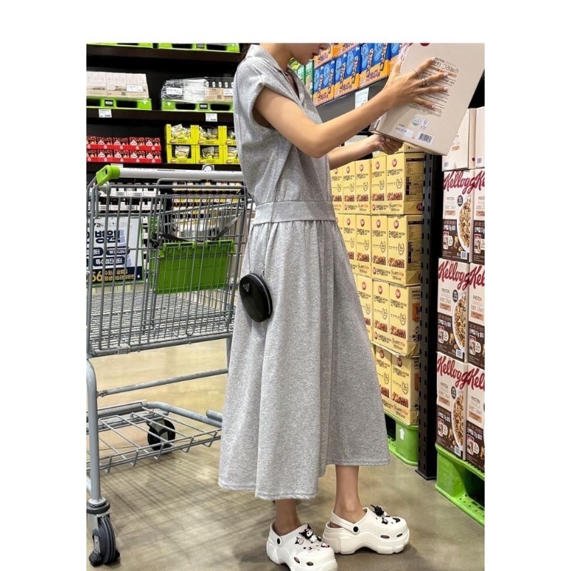 ⭕下單前請先聊聊有無庫存⭕韓系V領拼接假兩件長洋-細節圖8