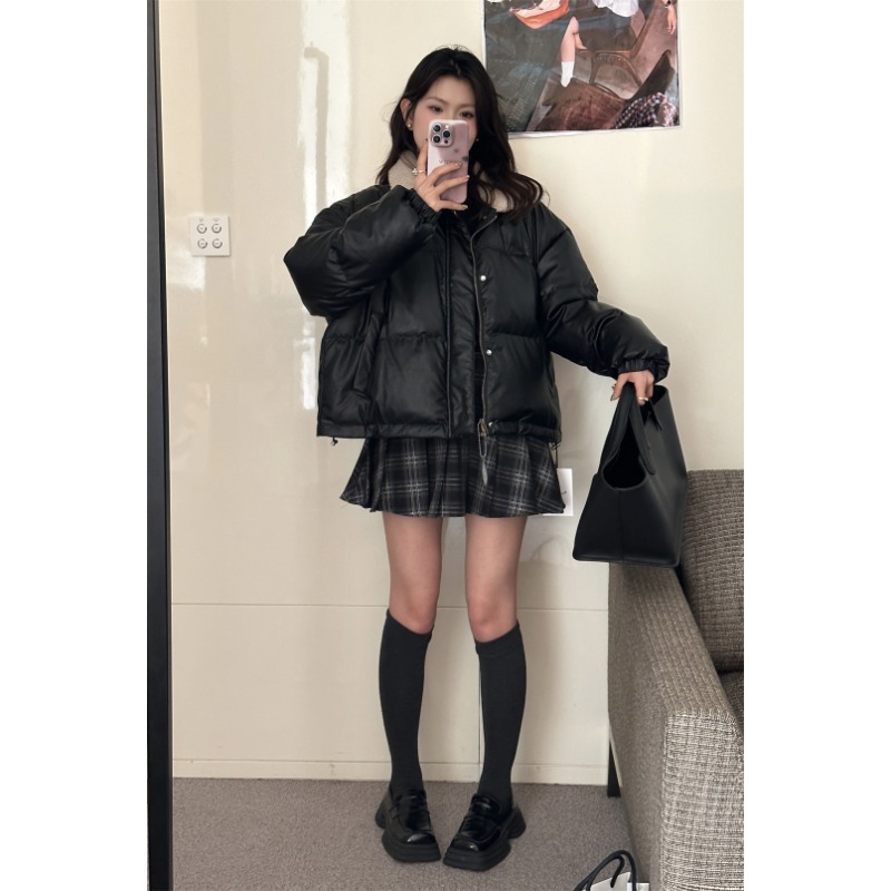 ⭕下單前請先聊聊有無庫存⭕【ᴛʜᴇ ʟɪᴍᴏɴ】 經典格紋A版顯瘦短裙(配腰帶)-細節圖2