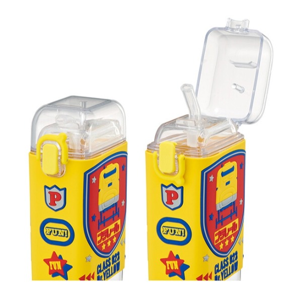 【預購】SKATER方形2WAY吸管水壺450ml-細節圖10