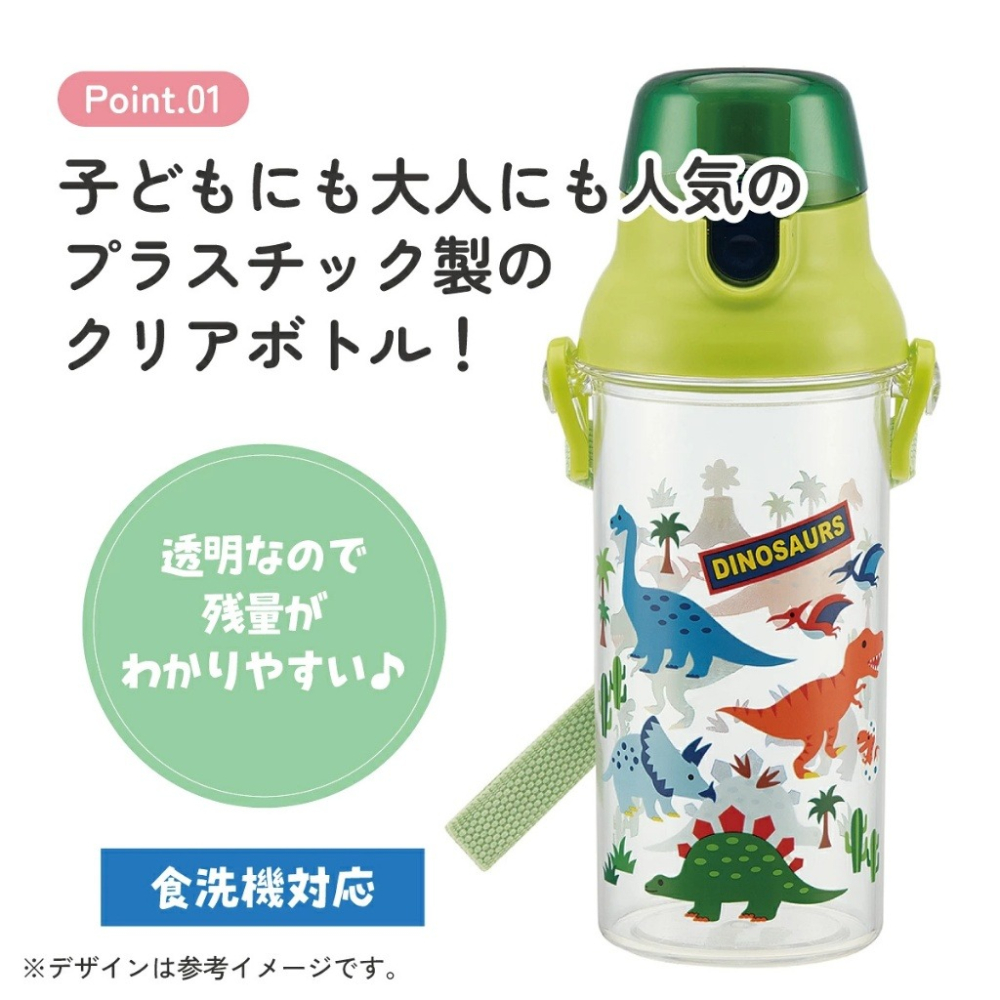 【預購】SKATER透明直飲水壺-細節圖8