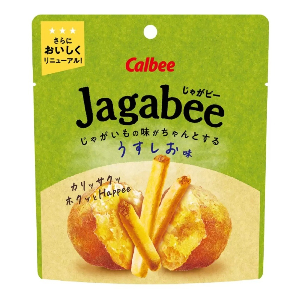 日本好市多-calbee Jagabee淡鹽薯條 38g×12袋-細節圖2