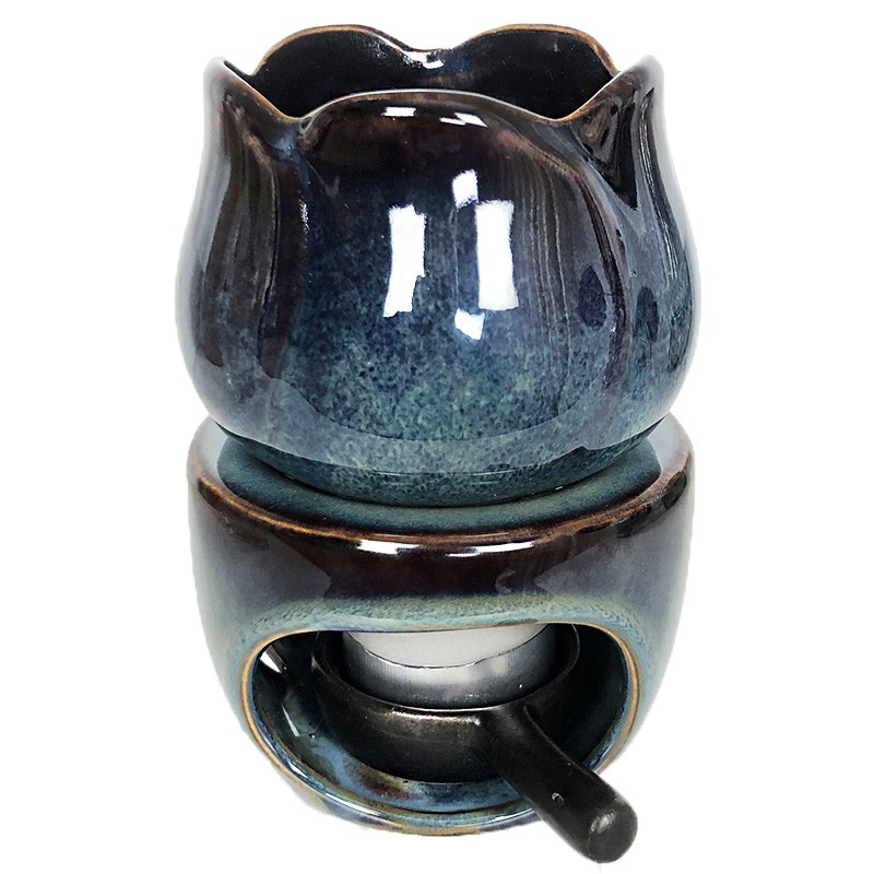 (附防燙燭托)薰香 200ml 超大容量 分離式 易清洗 蠟燭香薰燈 陶瓷擺飾 精油薰香爐 大容量使用更方便-細節圖7