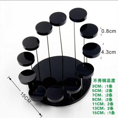 現貨 視覺效果優 12層 晶黑款/財黃款 展示架 飾品架 公仔架 甜點架 擺飾架 陳列 (不含展示品)-細節圖2