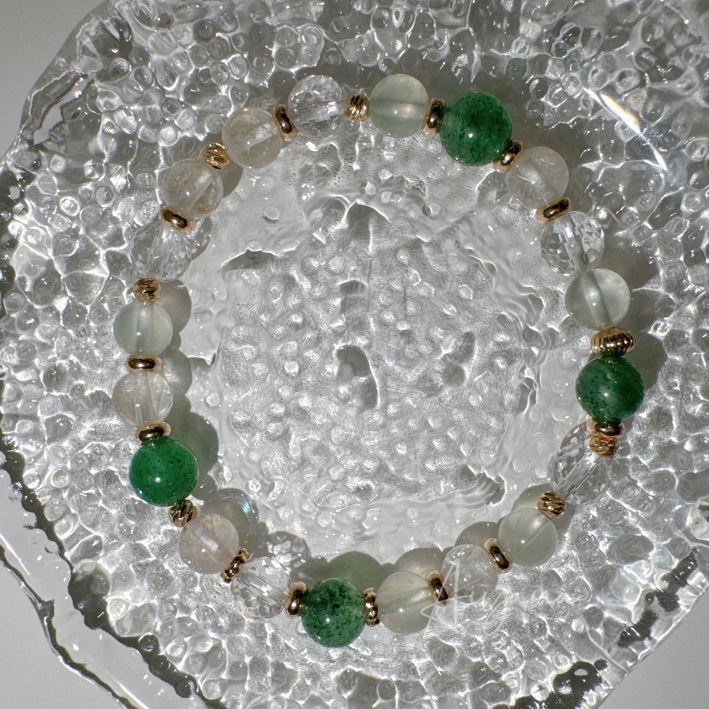 綠草莓/葡萄石/黃水晶-細節圖3