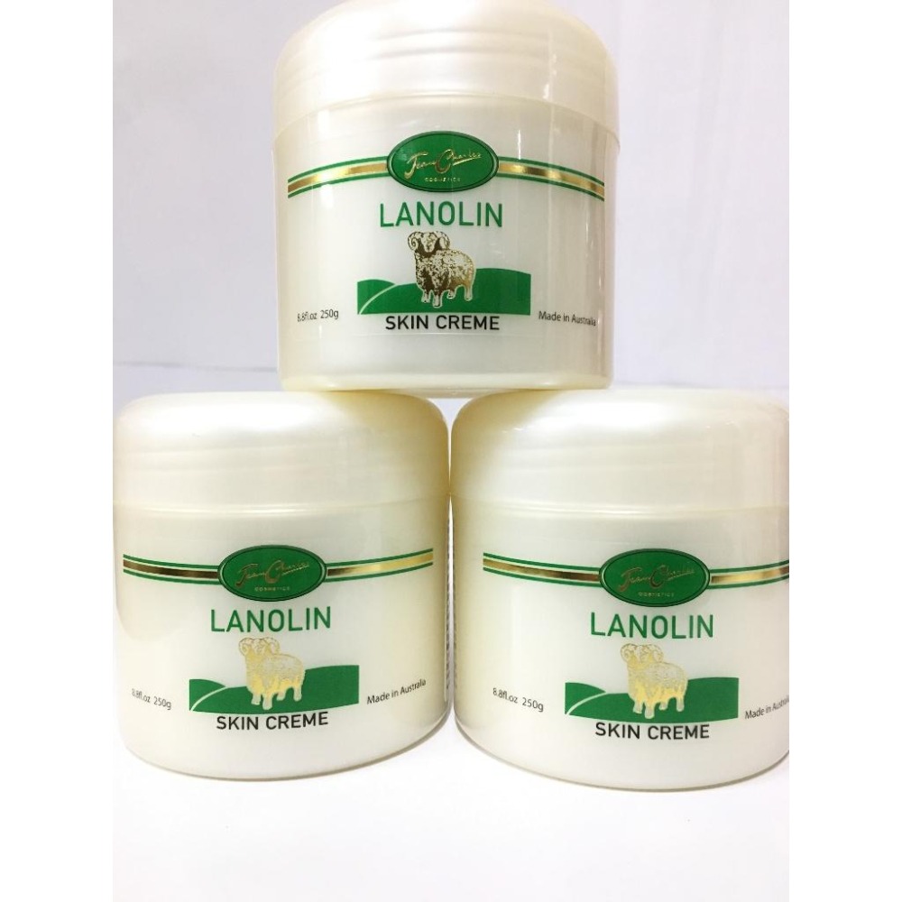 Jean Charles綿羊霜 250g/100g維他命E澳洲羊毛脂乳液LANOLIN SKIN CREME-細節圖2
