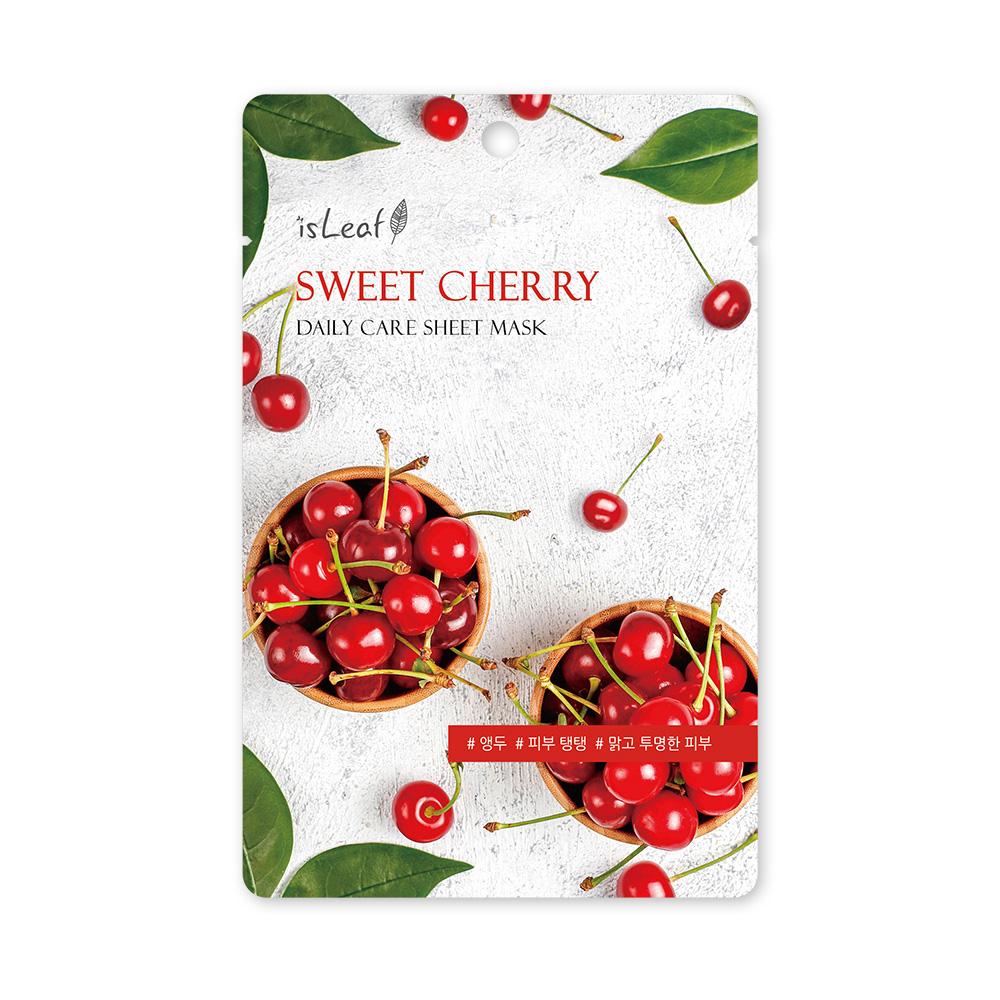 韓國isLeaf極緻水感保濕面膜22ml (櫻桃/積雪草/玫瑰胜肽/Q10)-細節圖4