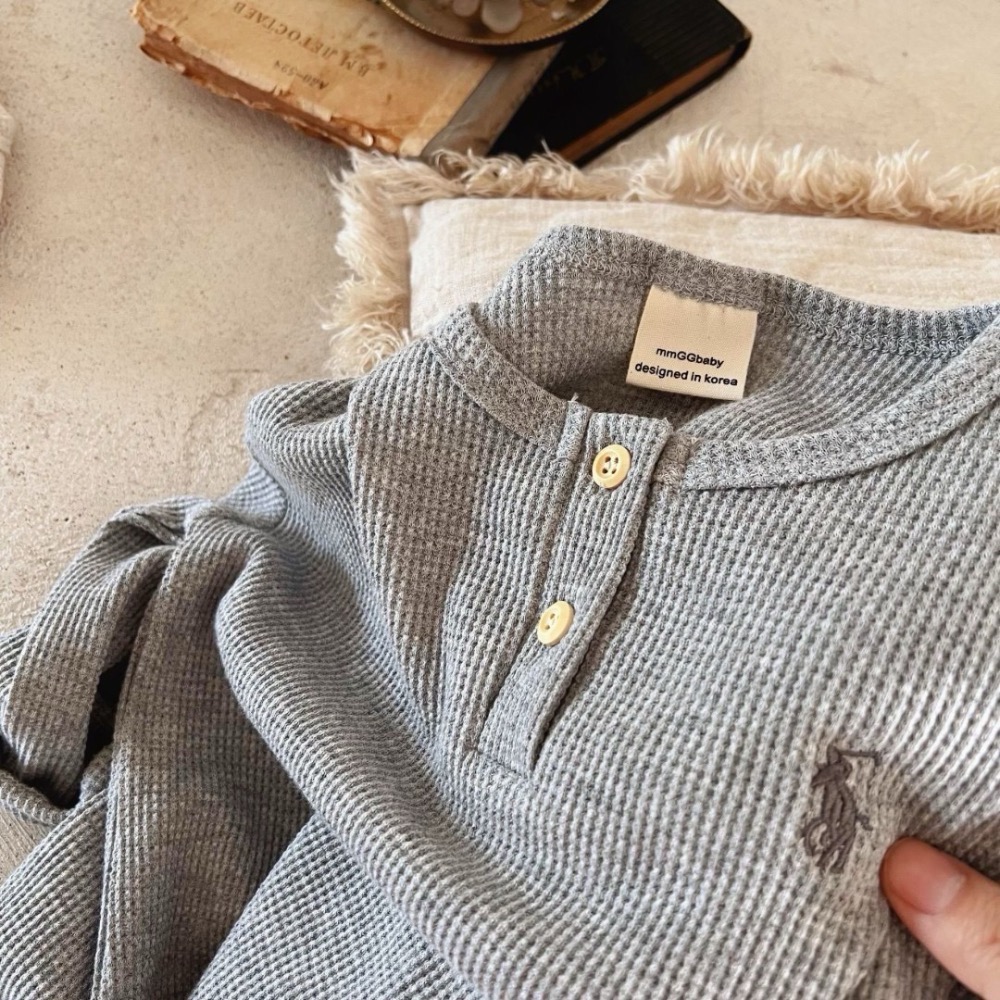 男女寶Polo上衣針織款-細節圖3